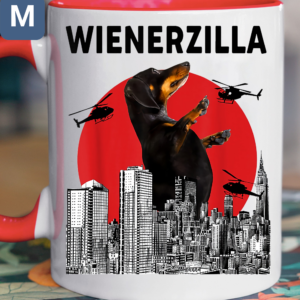 Wienerzilla Dachshund Mugs