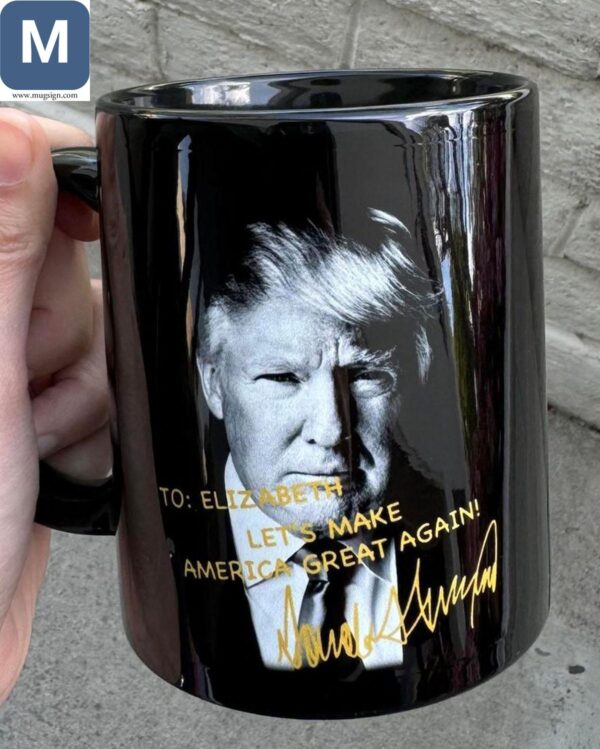 Lets Make America Great Again Trump Personalized Name Mugs