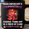 Making Everyone Happy Is Impossible Pissing Them Off Is A Piece Of Cake I Like Cake Dragon Mugs