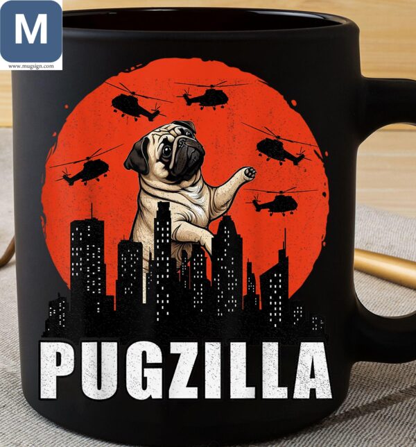 Pugzilla Pug Dog Lovers Mugs