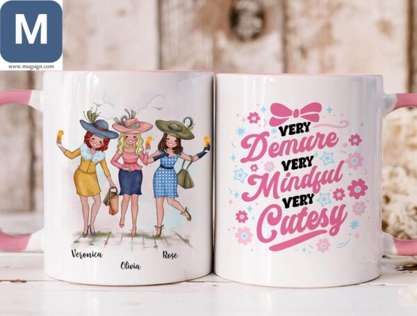 Very Demare Very Mindful Very Cutesy Personalized Mugs