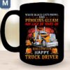 When Black Cats Prowl And Pumkins Gleam May Luck Be Yours On Halloween Happy Truck Driver Mugs