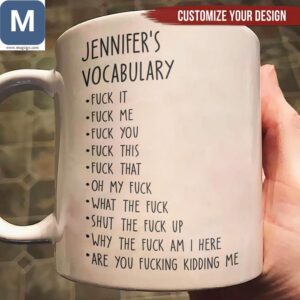 Customizable Funny Jennifers Vocabulary Mugs