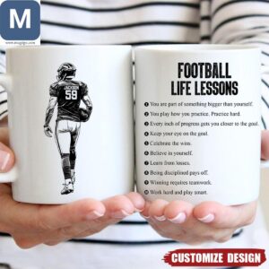 Football Life Lessons - Customize Design Mugs