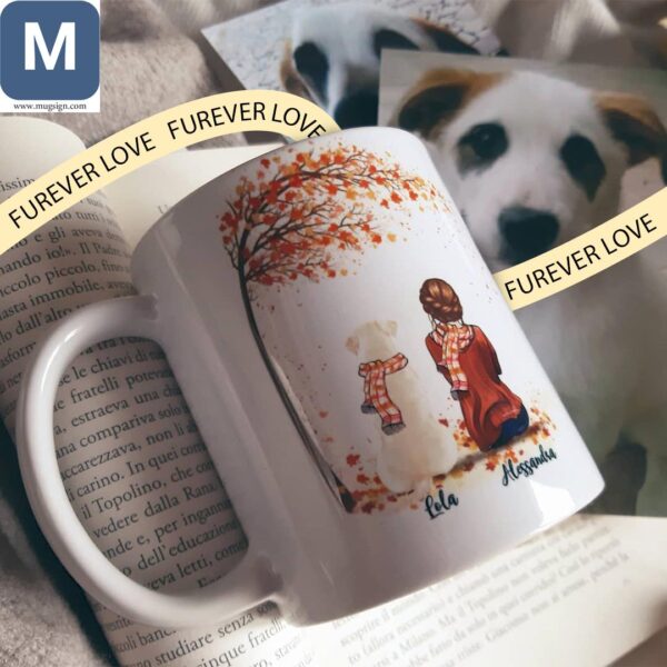 Forever Love Dog - Personalized Gift For Dog Lovers Mugs