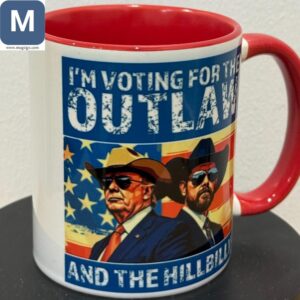 I'm Voting For The Outlaw And The Hillbilly Coffee Mugs