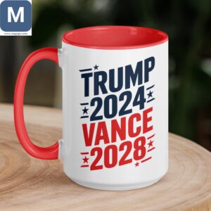 Trump 2024 Vance 2028 Coffee Mugs