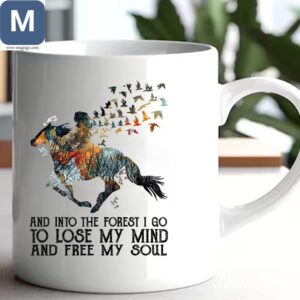 Forest Horse Nature Inspired Coffee Cup Horse Lover Gift Mugs