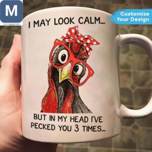 Funny Chicken Coffee Novelty Gift Mugs