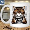 Grumpy Cat Funny Coffee I Hate People Cat Gifts Mugs