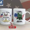 I Served My Country And Damn Proud Of It US Army Veteran Personalized Coffee Military Patriotic Veteran Gift Mugs