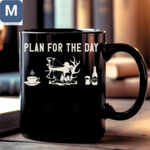 Plan For The Day Funny Hunting Archer Coffee Cup Bow Hunter Gift Ideas Mugs