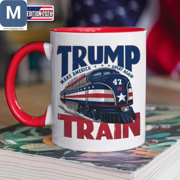 Trump Train Limited Edition 2024 Political Coffee Patriotic Gift Mugs